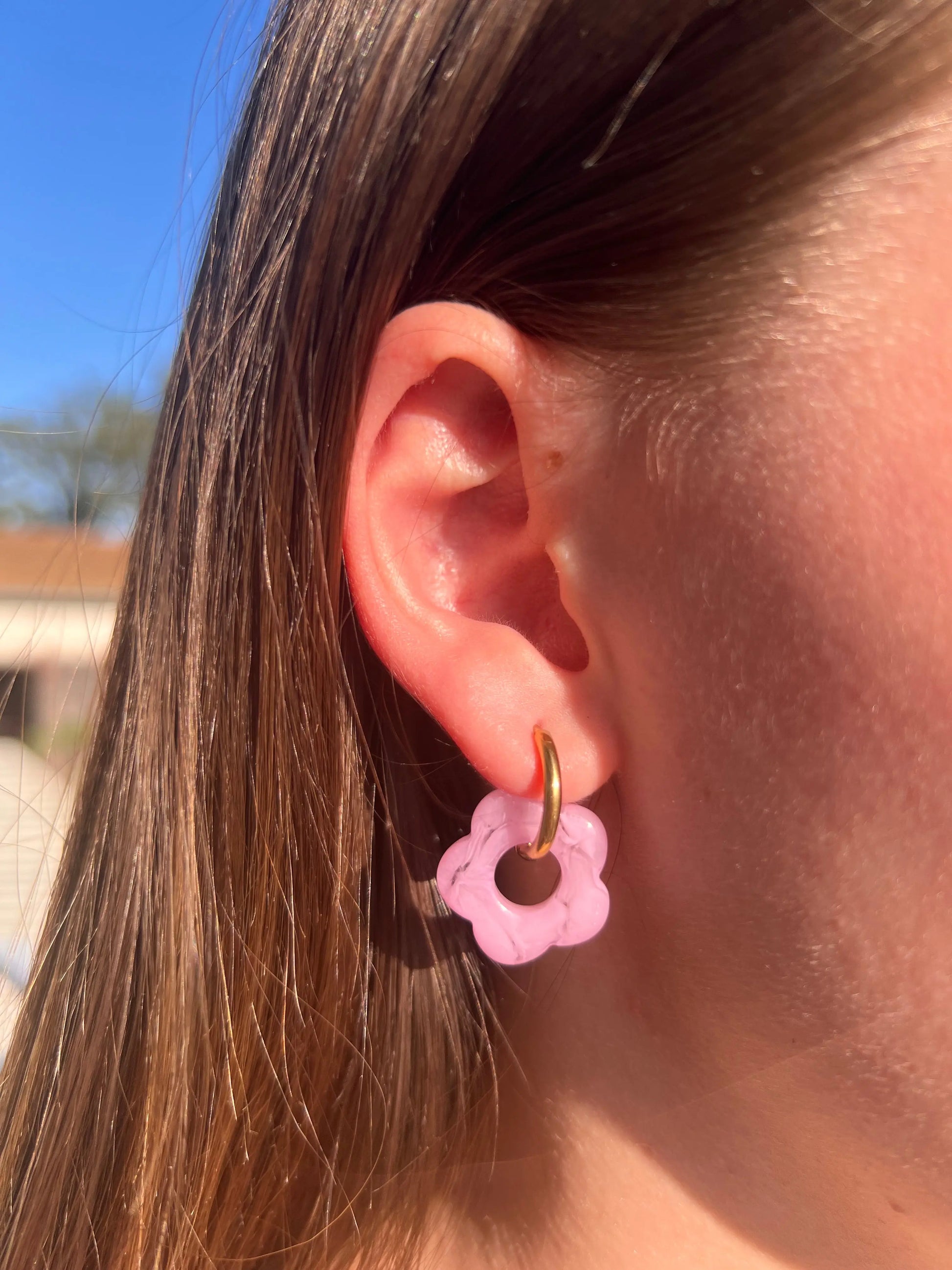 Boucles d'oreilles - Fleur RC bijouterie